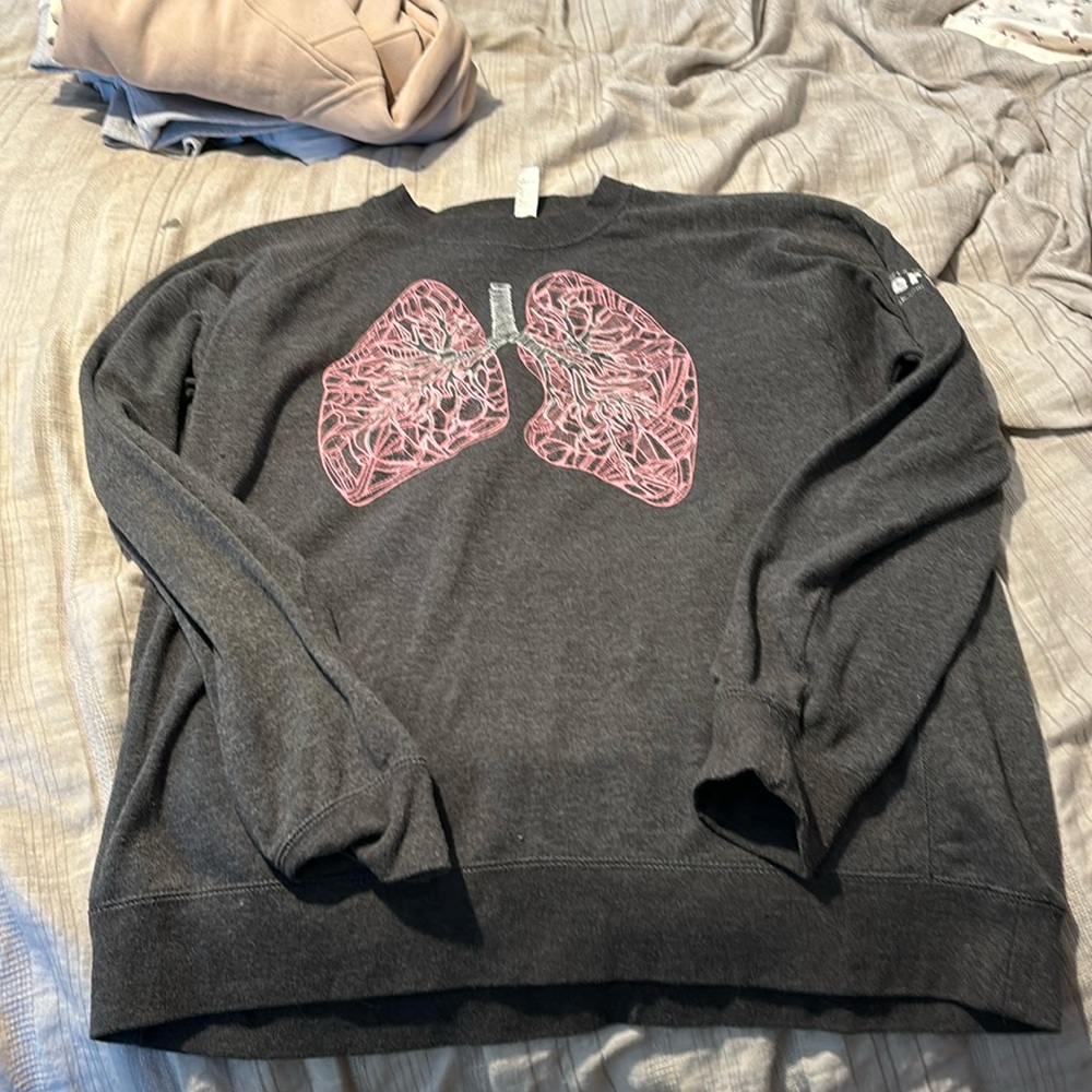 Artery Ink Lung Cancer Sweater